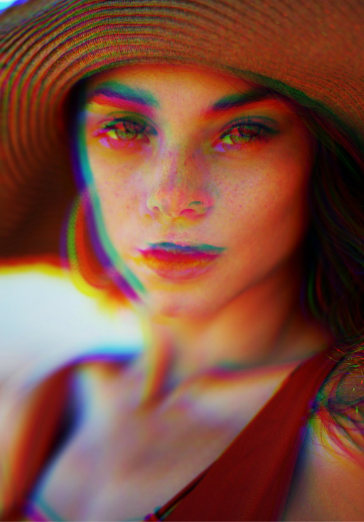 Craft captivating glitch art images.