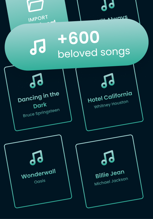 Enhance your clips with music.