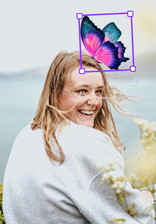 Add fun to you images using stickers